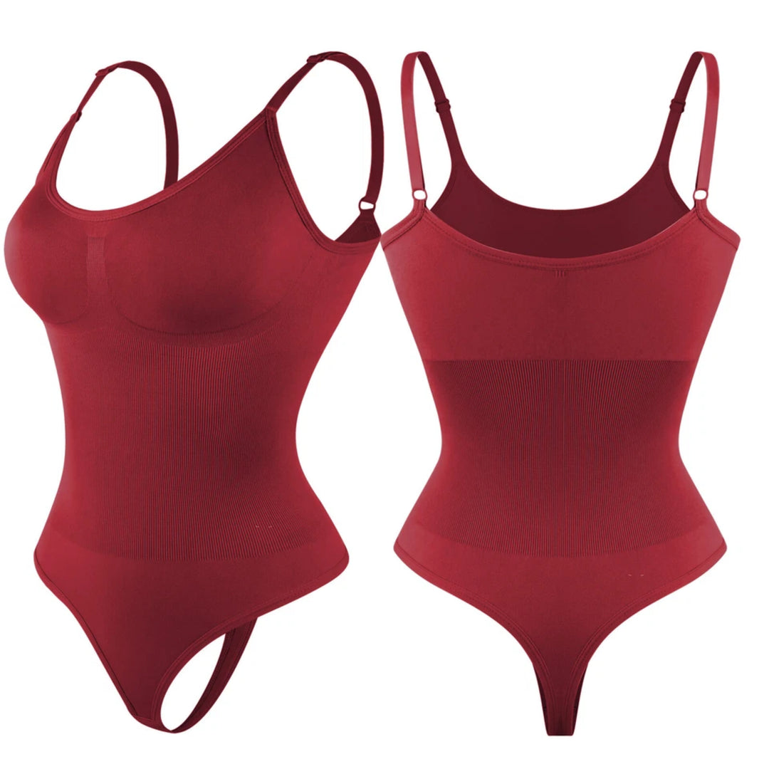 Body Shapewear Damen Bodysuit – Tanga-Design Rot