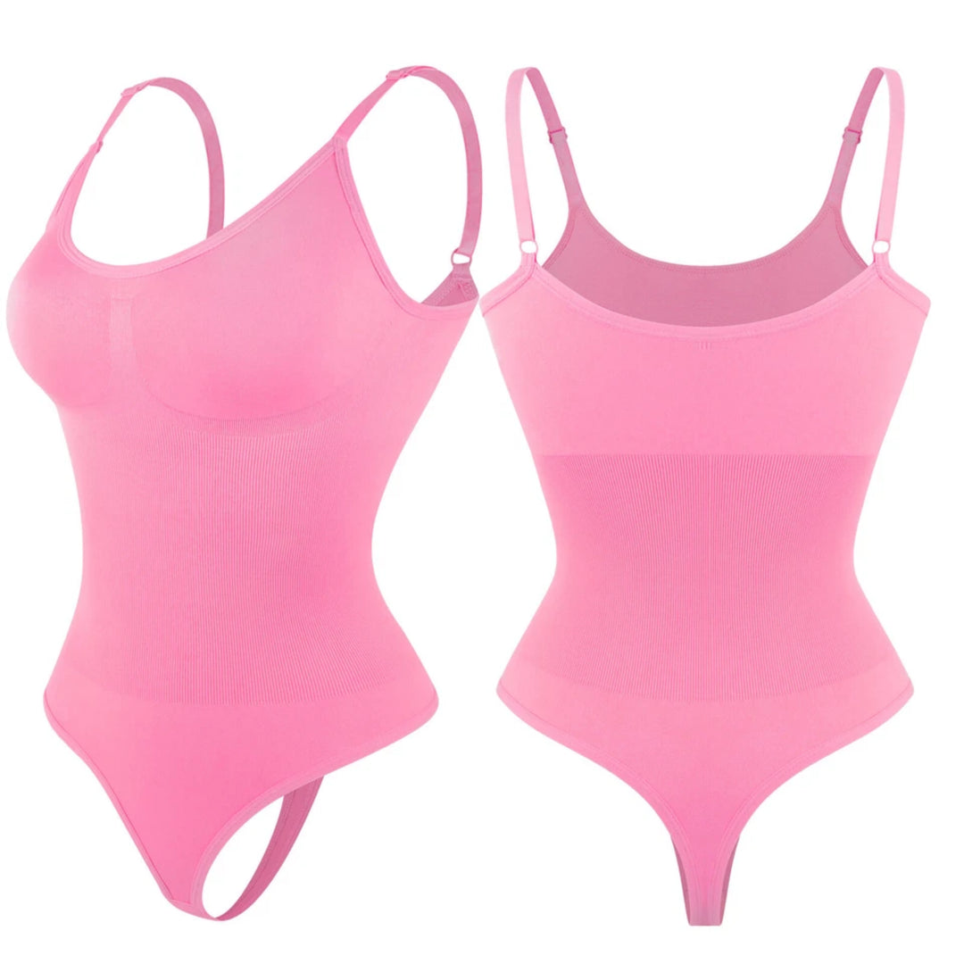 Body Shapewear Damen Bodysuit – Tanga-Design Pink