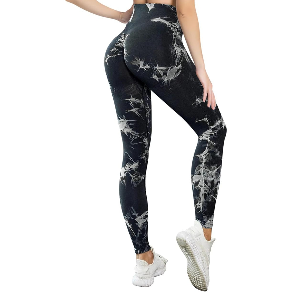Aaliyah Sport Leggings Damen –  Black Rückansicht