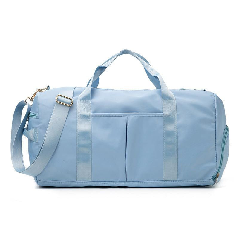 Allrounder Sporttasche 35l - DeepSkyBlue Seitenansicht