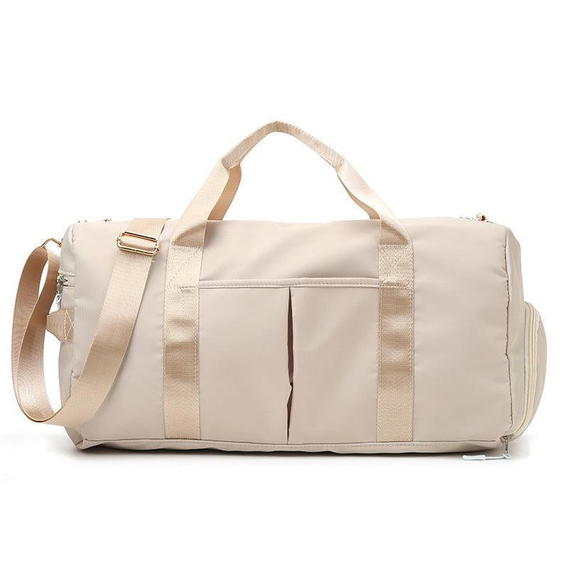 Allrounder Sporttasche 35l - Beige Seitenansicht