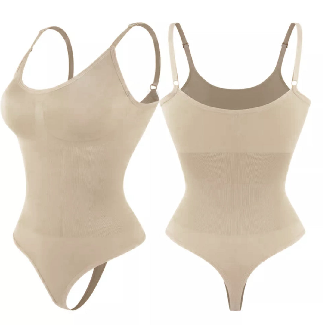 Body Shapewear Damen Bodysuit – Tanga-Design BurlyWood