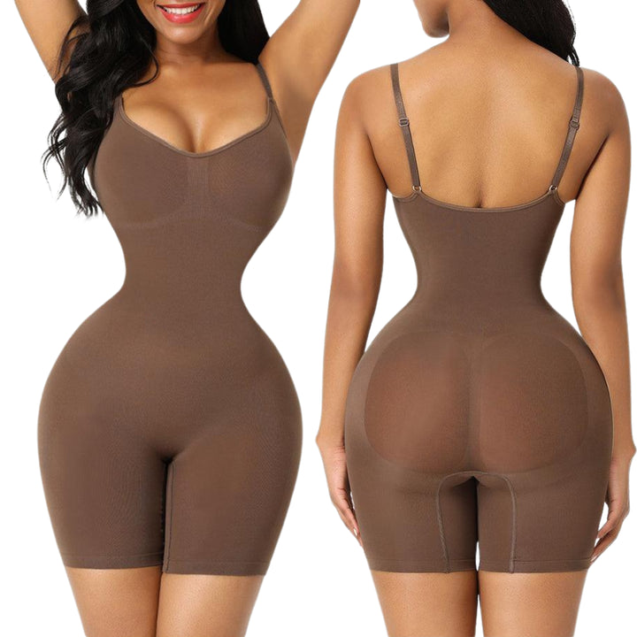Bodysuit Shapewear Hosen Design - Sienna Vorder und Rückansicht