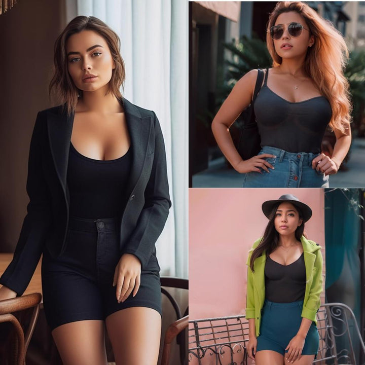Bodysuit Shapewear Hosen Design - Nathloses Design auch unter Kleider tragbar