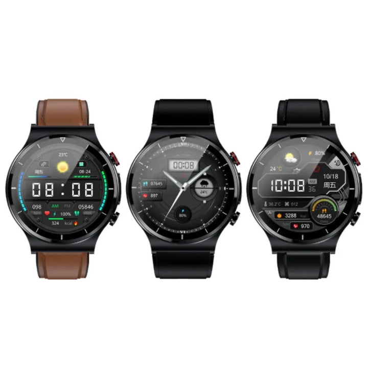 Casual Smartwatch mit Fitness-Tracker - Einstellbare Zifferblätter, Analog oder Digital.