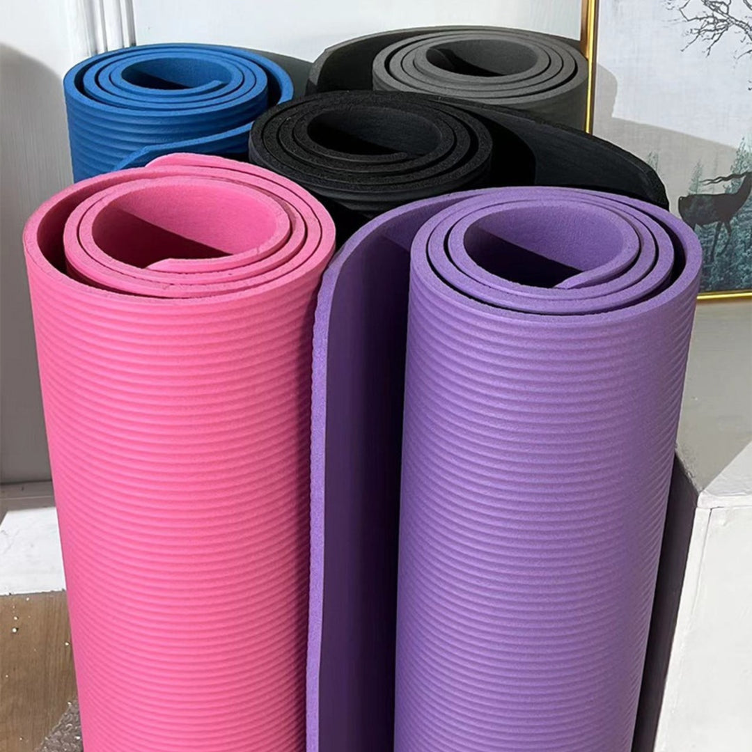 Yogamatten Blue, Gray, Black, Pink, Purple - Ansicht von oben