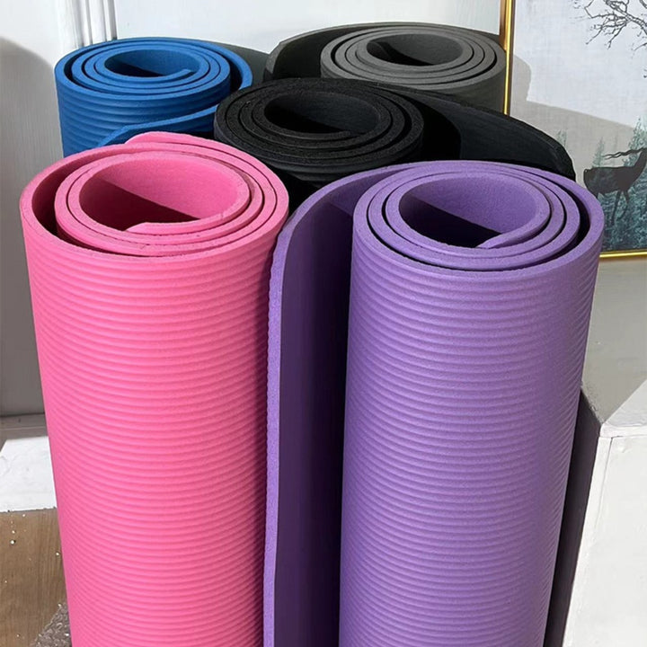 Yogamatten Blue, Gray, Black, Pink, Purple - Ansicht von oben