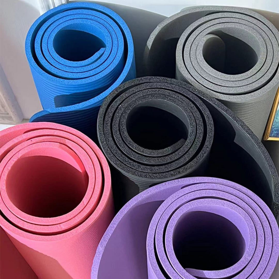 Yogamatten Blue, Gray, Black, Pink, Purple - Ansicht von oben