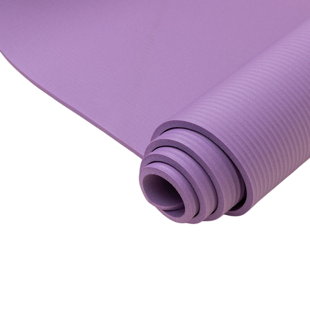 Yogamatte - Purple ausgerollt