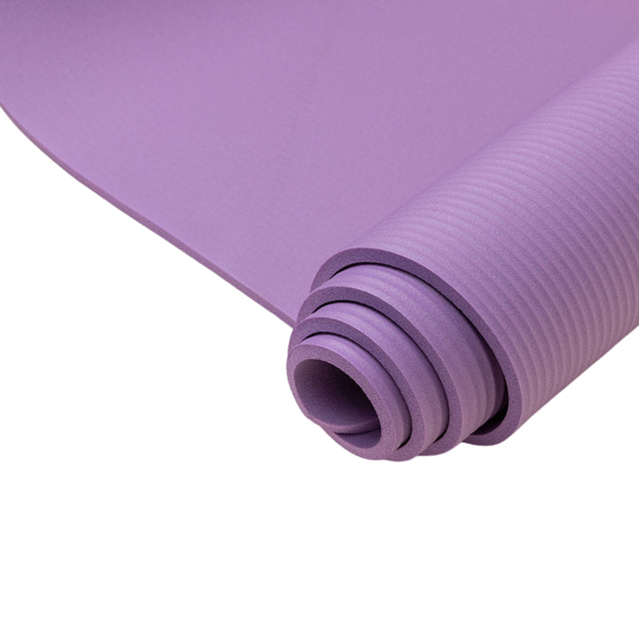 Yogamatte - Purple ausgerollt