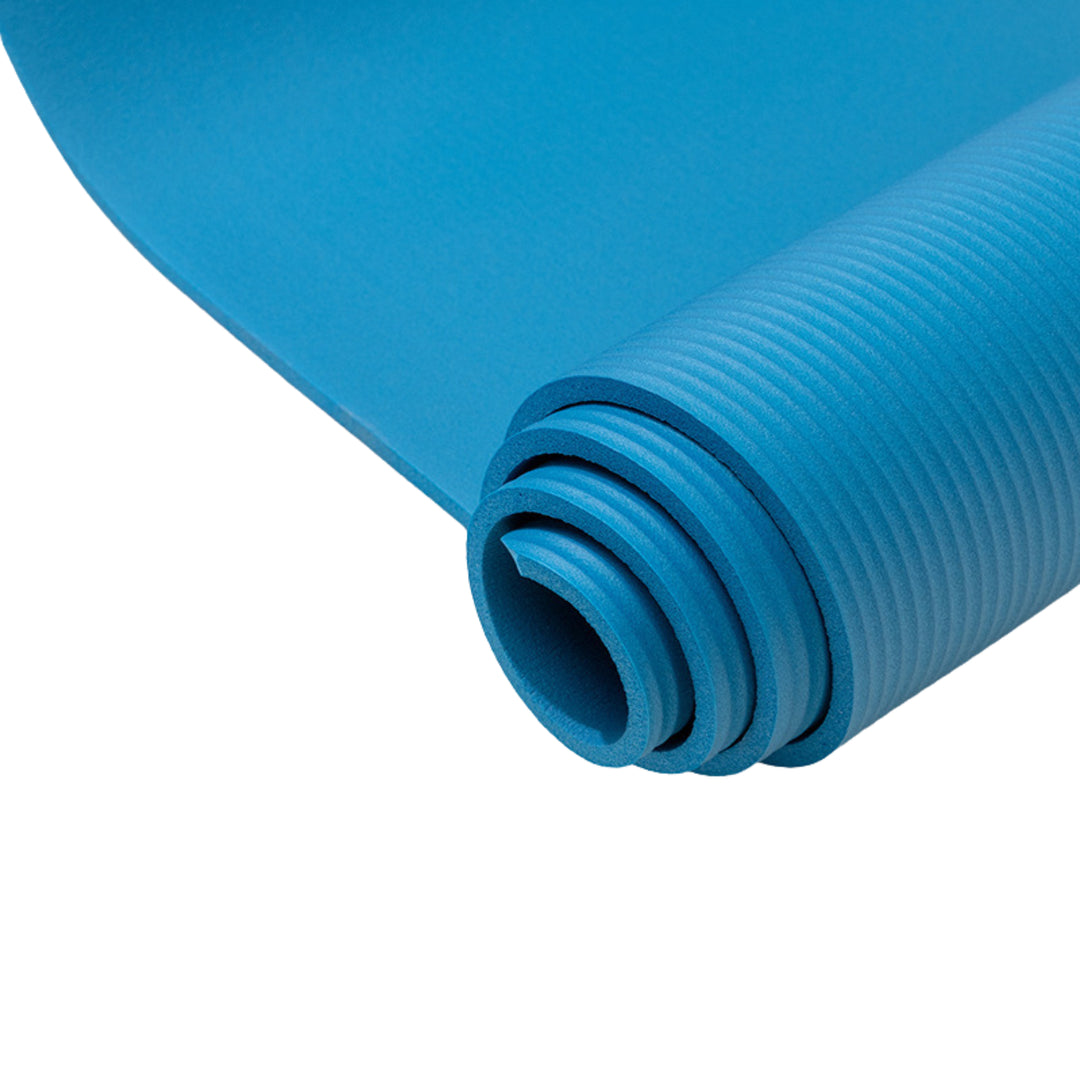 Yogamatte - Blue ausgerollt