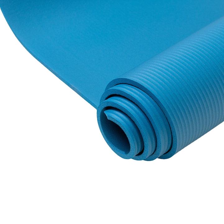 Yogamatte - Blue ausgerollt
