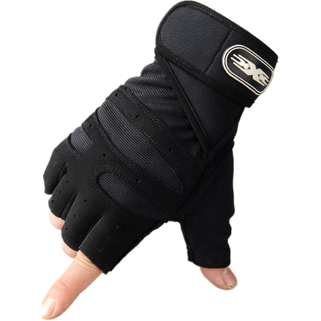 Fitness Handschuhe mit Handgelenkstütze –  Black