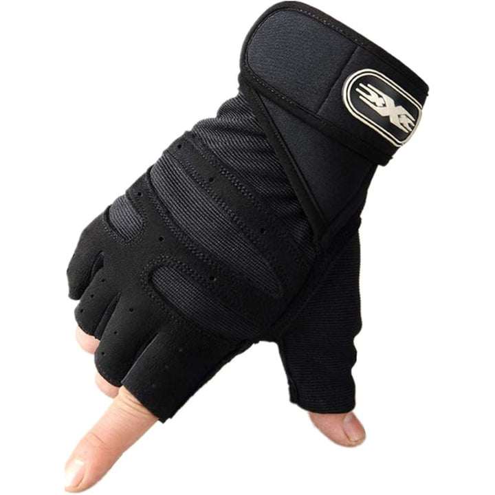 Fitness Handschuhe mit Handgelenkstütze –  Black