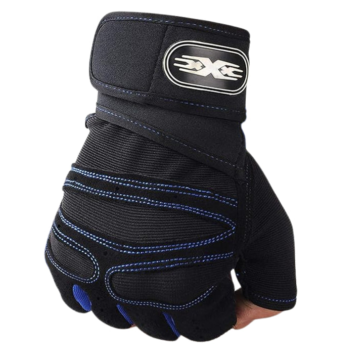 Fitness Handschuhe mit Handgelenkstütze –  Blue