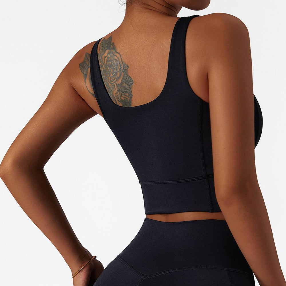 Fitshape Sport-BH - Black Rückansicht