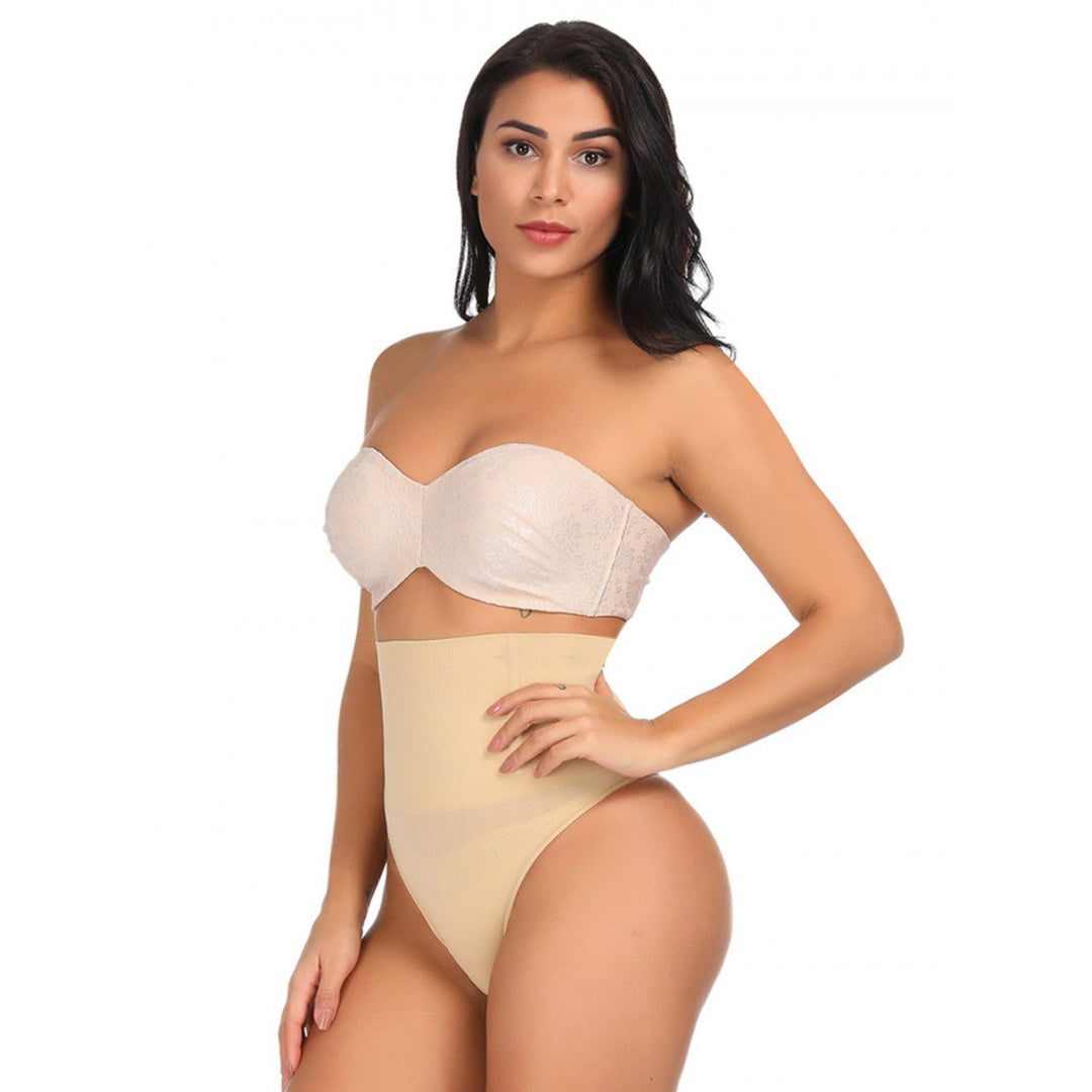 Unterwäsche Damen - Formender String Shapewear - Bisque Vorderansicht