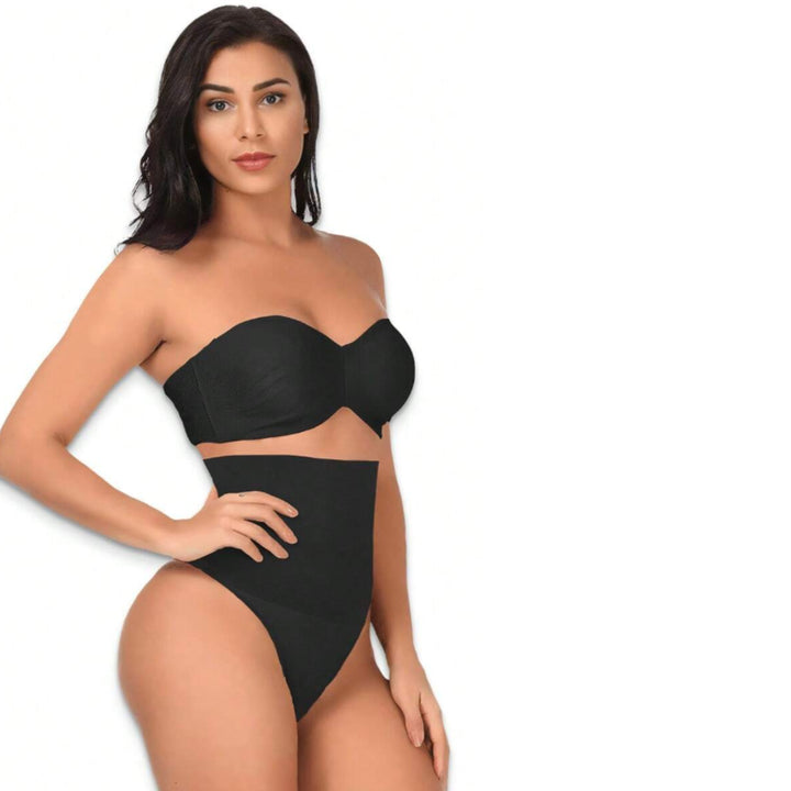 Unterwäsche Damen - Formender String Shapewear - Black Vorderansicht