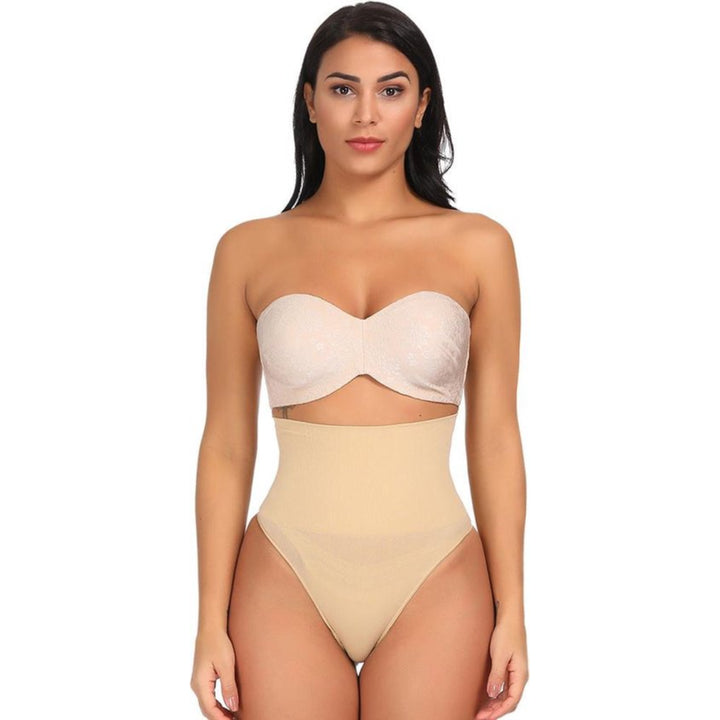 Unterwäsche Damen - Formender String Shapewear - Bisque Vorderansicht