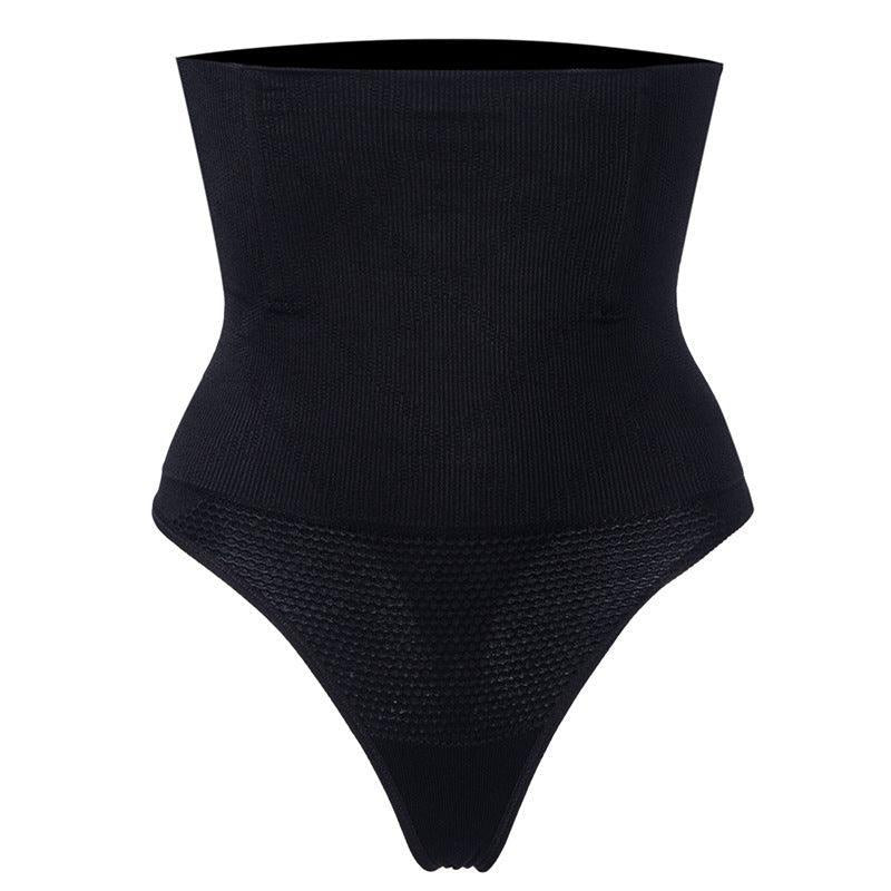 Unterwäsche Damen - Formender String Shapewear - Black Vorderansicht