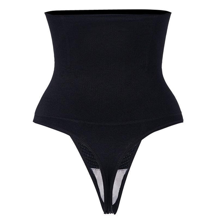 Unterwäsche Damen - Formender String Shapewear - Black Rückansicht