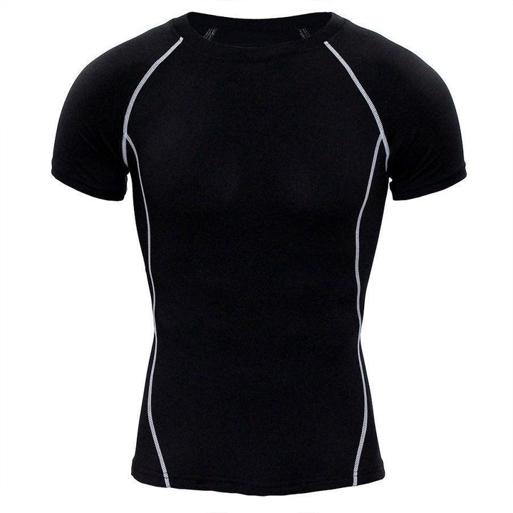 Funktionsshirt Herren - Sport T-Shirt kurz - Gray Vorderansicht