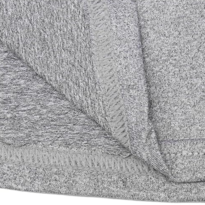 Funktionsshirt Herren - Sport T-Shirt lang - Gray Close-Up Material - Slim Fit Design 