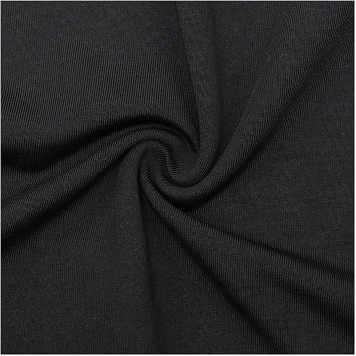 Funktionsshirt Herren - Sport T-Shirt lang - Black Close-Up Material - Slim Fit Design 