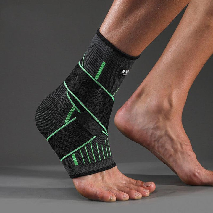Fussgelenkbandage - Green Seitenansicht, Sprunggelenk Unterstützung.