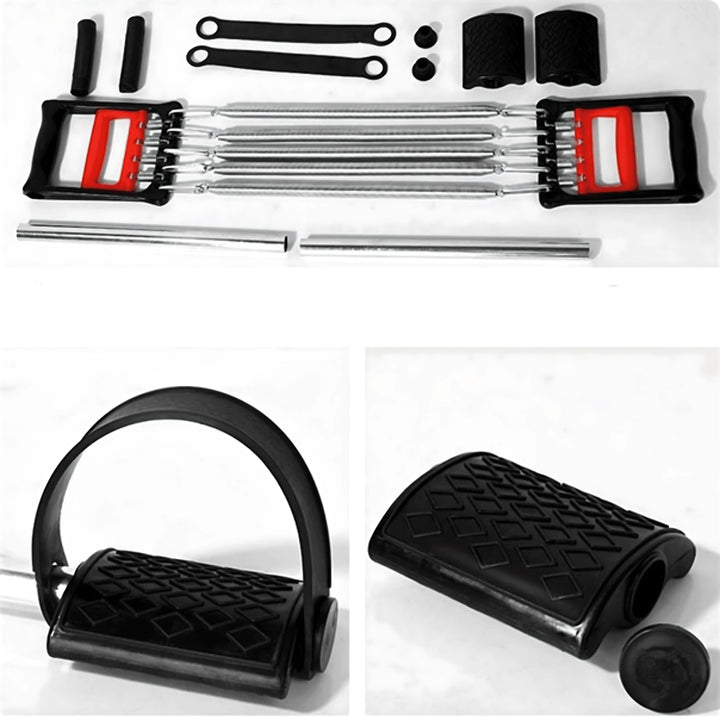 Lieferumfang Chest Expander – inkl. Expander, Handgriffe und Fußstütze