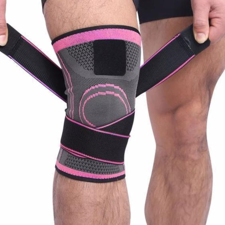 Kniebandage - Pink Vorderansicht