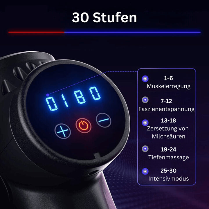 Massagepistole 30 einstellbare Stufen