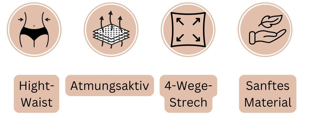 Nelenia Leggigs Vorteile: High Waist, Atmungsaktiv, 4-Wege-Strech, Sanftes Material