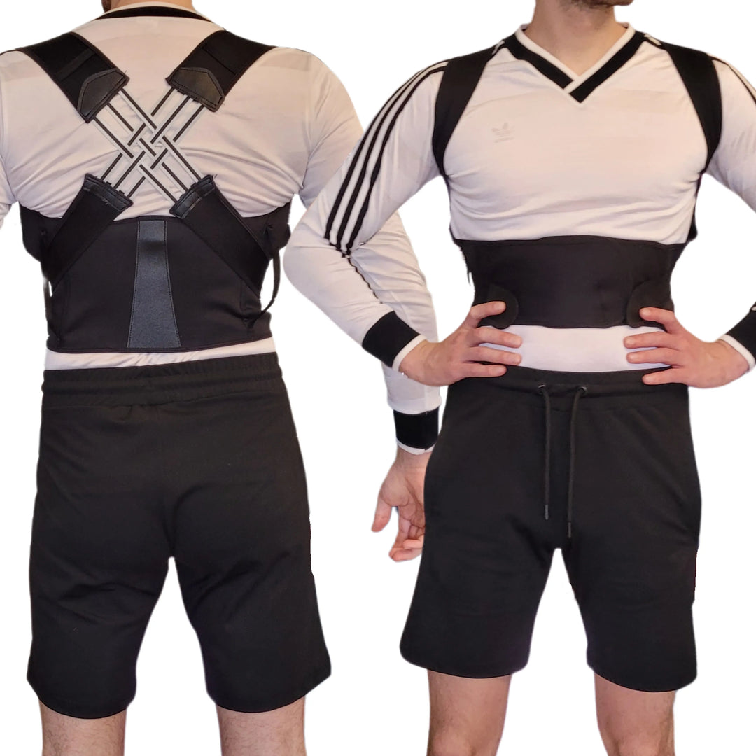 Rueckengurt-front and back model men