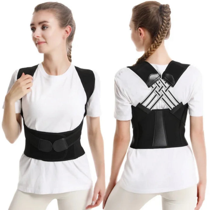 Rueckengurt-front and back - woman model