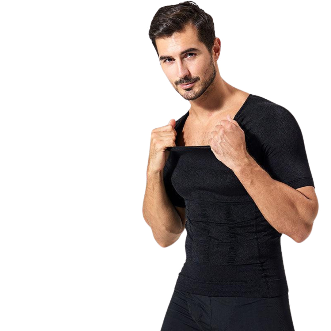 Shaper T-Shirt Herren - Black Vorderansicht