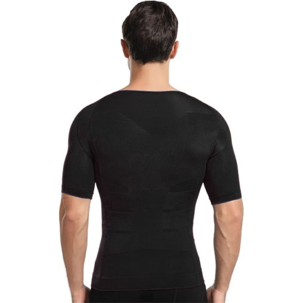 Shaper T-Shirt Herren - Black Rückansicht