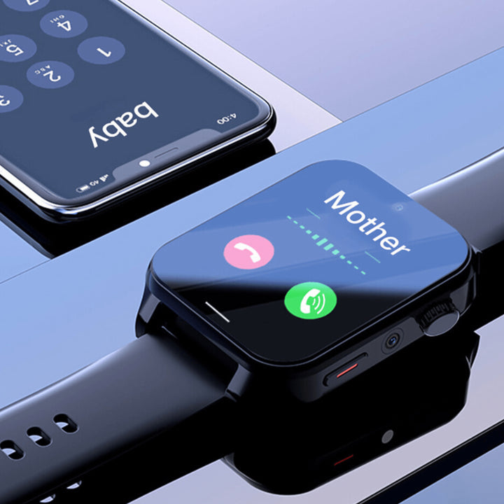 Smartwatch 4G LTE - integrierter SIM-Slot, Anrufe direkt über die Smartwatch mit Mikrophon und Lautsprecher