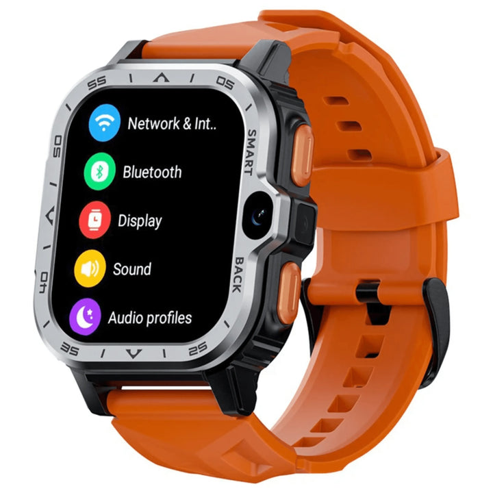 SmartwatchUltraPro-Orange-Menue