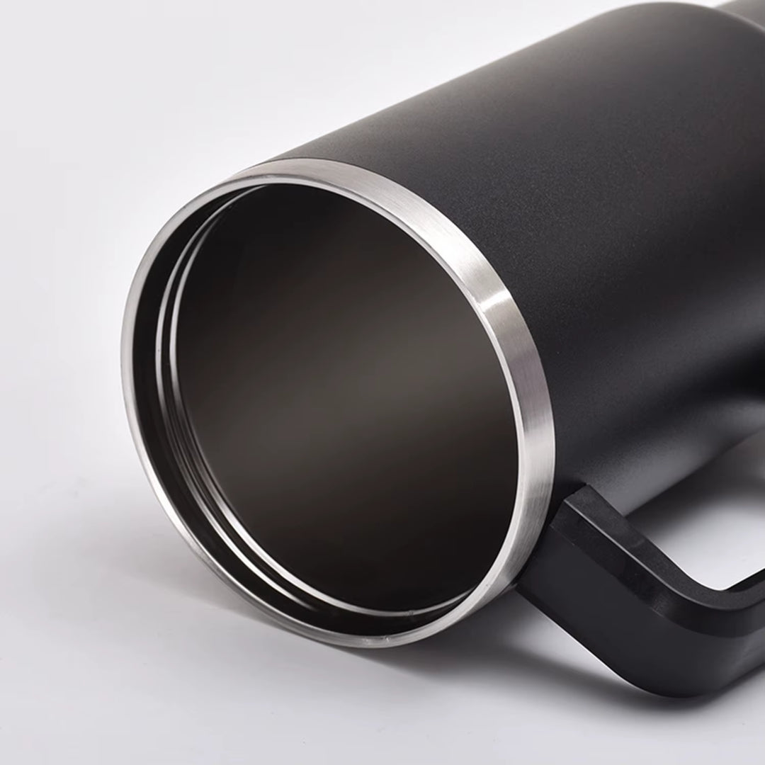 Thermoflasche - Edelstahl - Close-Up Material aus Edelstahl