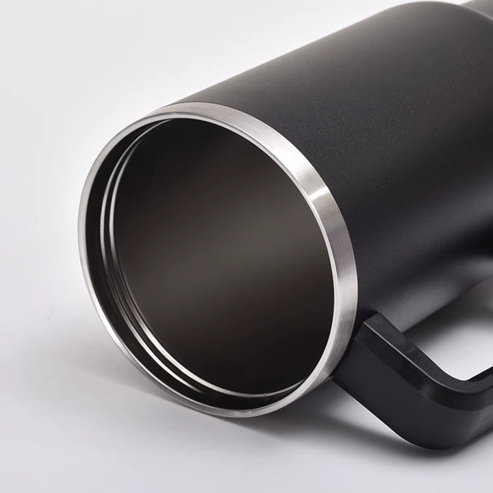 Thermoflasche - Edelstahl - Close-Up Material aus Edelstahl