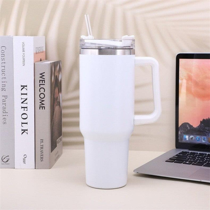 Thermoflasche - Edelstahl - White