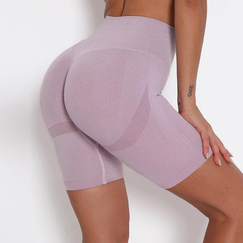 Kalypso - Kurze Anti Cellulite Leggings - Plum Rückansicht
