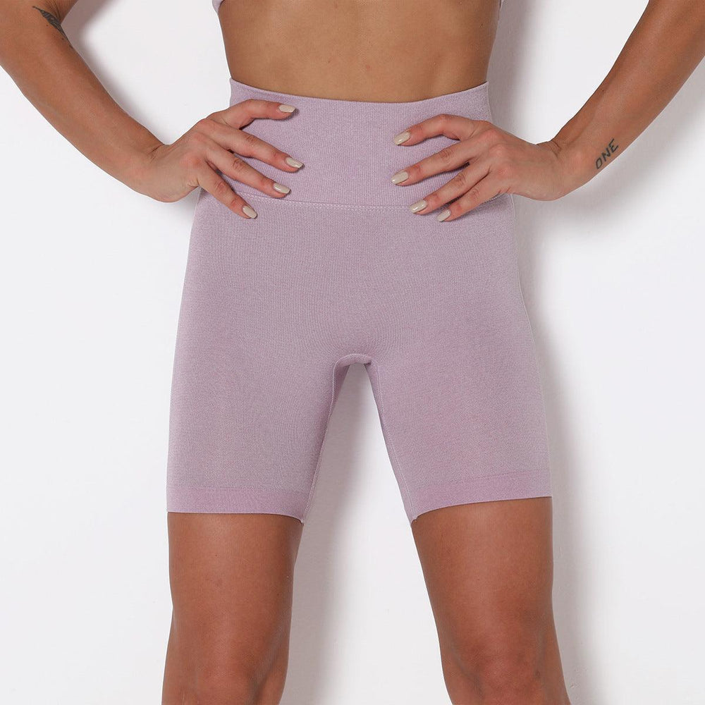 Kalypso - Kurze Anti Cellulite Leggings - Plum Vorderansicht